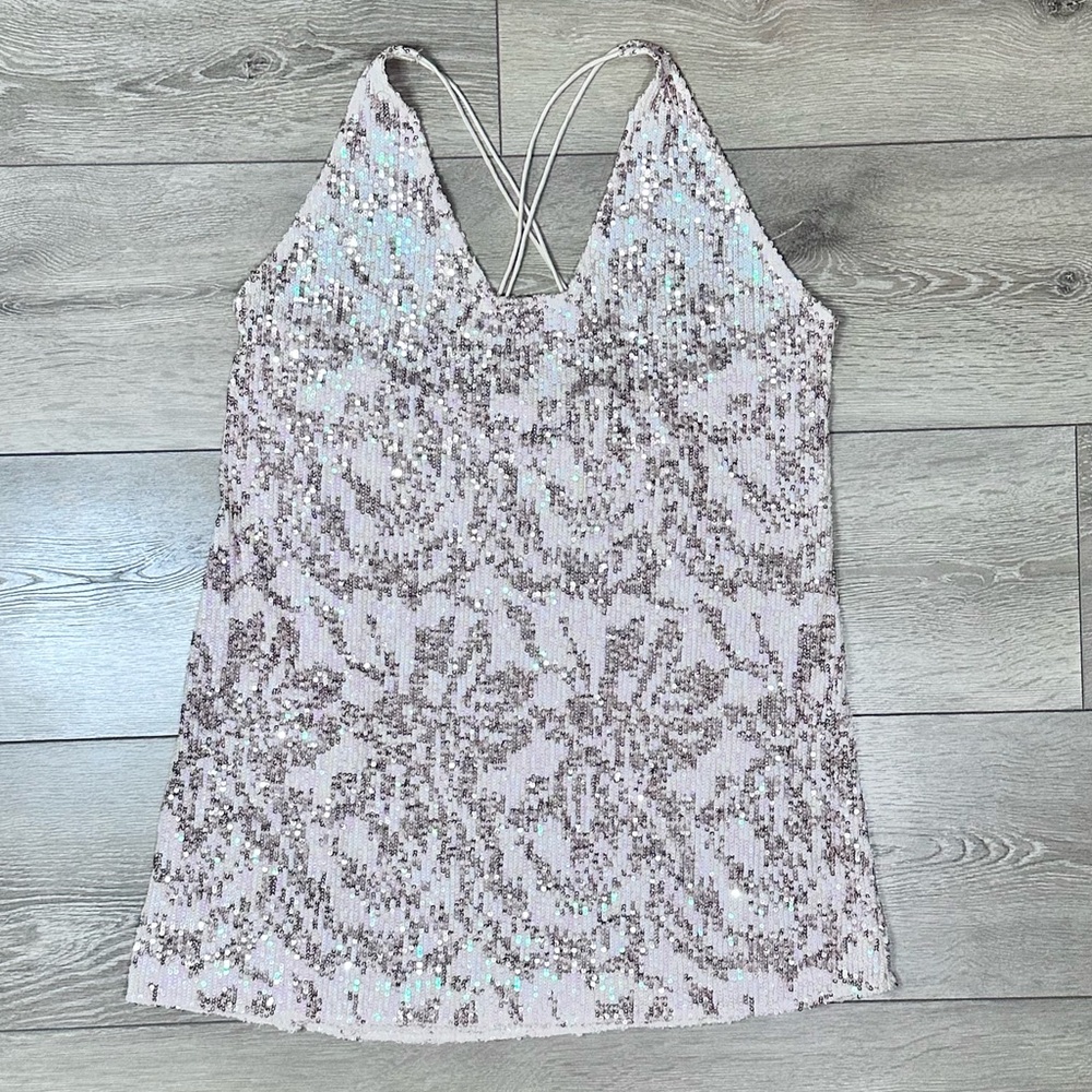 Intimately Free People Rise & Shine Embellished Sequin Mini Slip Dress - Picture 7 of 13